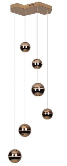 Verifica Pendul Max Light Zen 6 cupru metal 6x4W LED P0316D Pendul Max Light Zen 6 cupru metal 6x4W LED P0316D