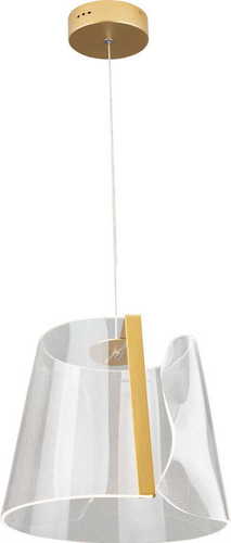 Verifica Lustră suspendată Max Light Seda P0384 LED 8W aurie 31 cm metal acrilic