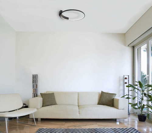 Verifica Plafon LED Max Light Velvet C0198 negru 38W 60 cm