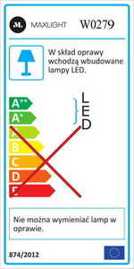 Aplica de perete LED Max Light Zafira W0279 negru metal 12W 3000K 41 cm 2 Aplica de perete LED Max Light Zafira W0279 negru metal 12W 3000K 41 cm small 2