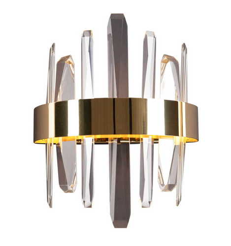 Verifica Aplica de perete Max Light Prince W0287 aurie metal și sticlă LED 12W 30 cm