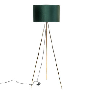 Lampadar Zuma Line INGA H06-GD-GR – verde și auriu, E27, 155 cm small 0