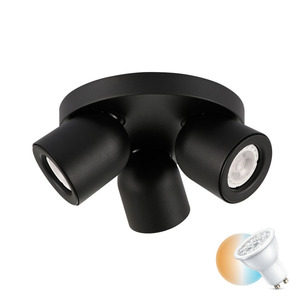 Spoturi Italux Nuora 3x GU10 negru, dimmabil, IP20, SPL-2855-3C-BL small 0