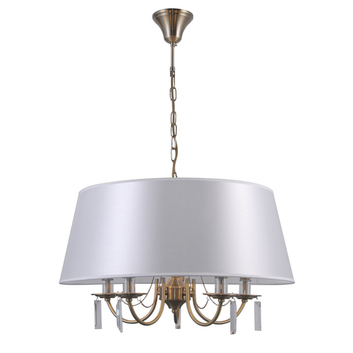 Verifica Lampă suspendată Italux Solana maro albă E14 5 becuri PND-28366-5A