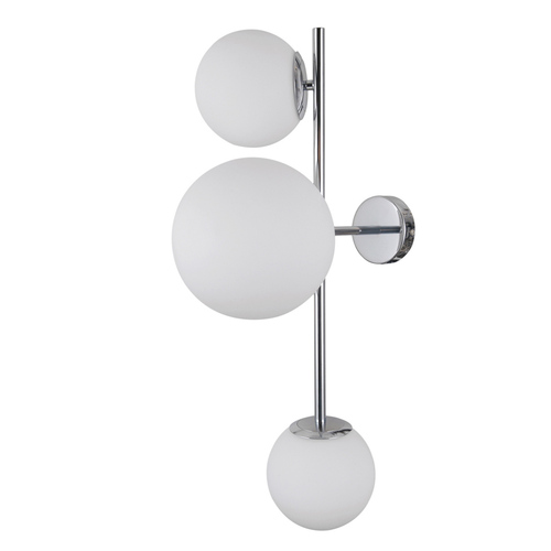 Verifica Lumină de perete Italux Vailante alb crom 3xE27 LED WL-31221-3B-CH