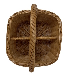 Coș de răchită pentru patru sticle - eco - handmade small 2