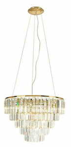 Lustră suspendată Max Light Monaco P0424 aurie 15xG9 60 cm metal sticlă 0 Lustră suspendată Max Light Monaco P0424 aurie 15xG9 60 cm metal sticlă small 0