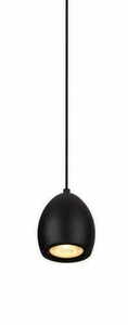 Pendul Max Light Comet Round P0433 negru LED 5 W 3000 K, 7 cm small 2