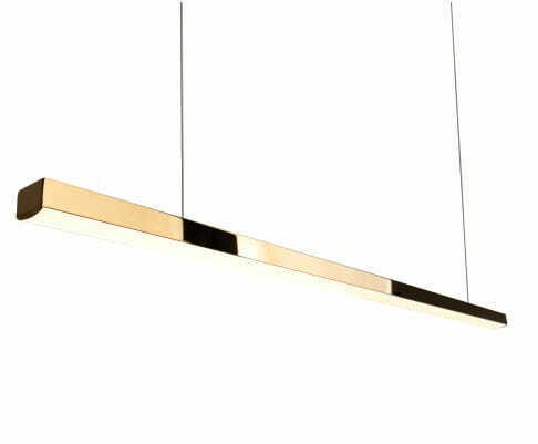Vedere Lustră suspendată LED Max Light Trio P0425D aurie 100 cm 12W Lustră suspendată LED Max Light Trio P0425D aurie 100 cm 12W