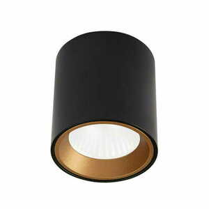 Plafond LED Max Light Tub C0211 negru metal 7W 6 cm small 0