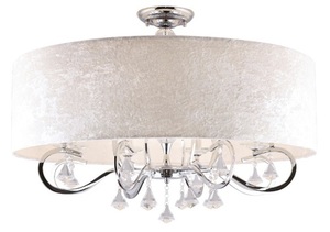 Plafond Max Light Amsterdam C0059 crom ecru 8x40W 80 cm 0 Plafond Max Light Amsterdam C0059 crom ecru 8x40W 80 cm small 0