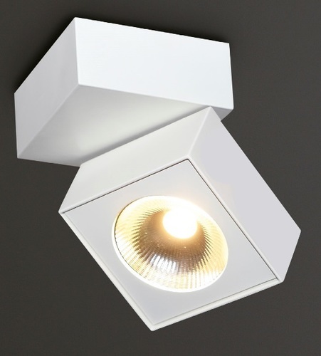 Verifica Plafonieră LED Max Light ARTU C0106 alb metal 15W 10x10 cm