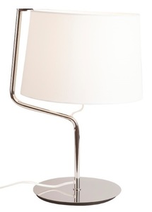 Lampă de masă Max Light Chicago T0030 crom alb 32 cm small 0