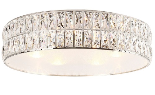 Verifica Plafonieră Max Light Diamante C0122 crom cristal sticlă 46 cm 6xG9