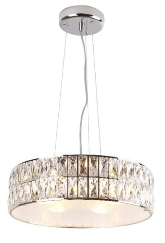 Verifica Lustră suspendată Max Light Diamante crom cristal sticlă 6xG9 46 cm P0238
