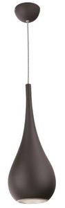 Lampa pendul Max Light Drop negru metal 20 cm P0233 small 0