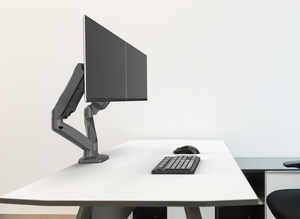 Suport de birou pentru două monitoare - arc cu gaz - 13-32" 8 Suport de birou pentru două monitoare - arc cu gaz - 13-32" small 8