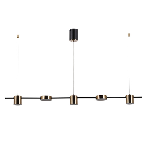 Verifica Lampă suspendată Italux Remdal LED 5x30W 4000K alb alamă PND-16374-5-BK-4K
