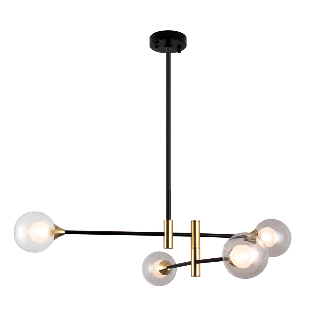 Verifica Pendul Italux Marino 4xG9 negru transparent PND-9148-4 Pendul Italux Marino 4xG9 negru transparent PND-9148-4