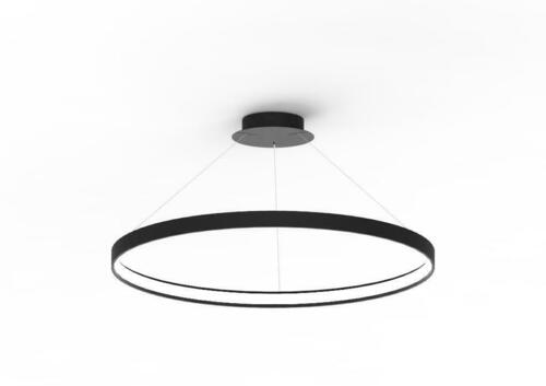 Verifica Lampă suspendată Zuma Line Circle La0721/1 Bk Fi 780mm Dł. Linek H2,5m