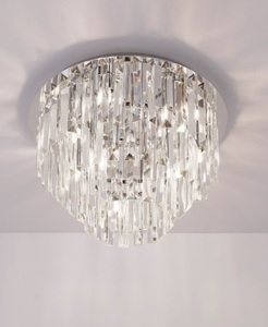 Plafoniera Max Light Monaco C0136 crom 9xG9 42 cm metal sticlă small 0