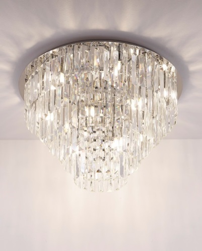 Verifica Plafonieră Max Light Monaco C0137 crom 15x40W metal sticlă 60 cm