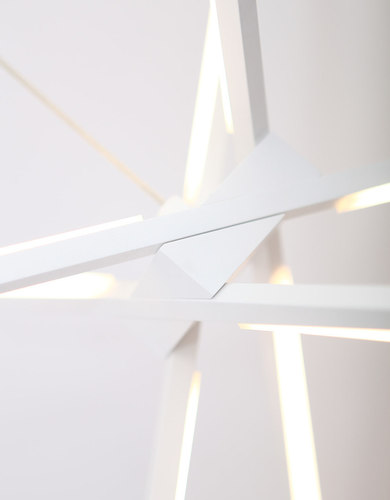 Verifica Lustră suspendată LED Max Light Spider albă 114 cm 33W P0270