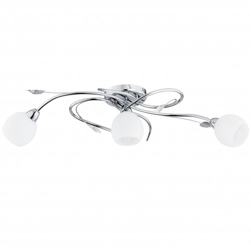 Verifica Plafonieră Keter Lighting White Swing 105 crom-albă, 3xE14, 75 cm
