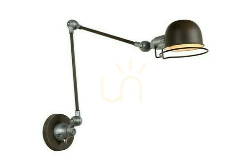 Verifica Lampă de perete Lucide HONORE maro metal vintage 45252/11/97