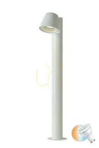 Lampă stâlp exterior Lucide Dingo alb aluminiu 70 cm IP44 14881/70/31 small 0