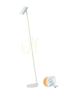 Lampă de podea Lucide Hester alb metal LED GU10 137 cm 19700/01/31 small 0