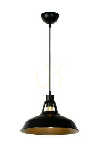 Verifica Lampă suspendată Lucide BRASSY/BIS neagră metalică E27 31 cm 43401/31/30