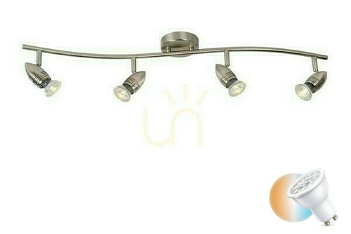 Verifica Spot LED Lucide CARO-LED 4xGU10 argintiu 13955/20/12