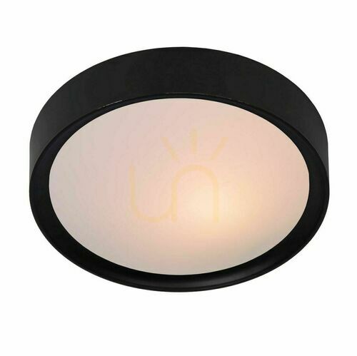 Verifica Plafoniera Lucide LEX neagră E27 LED dimabilă 25 cm 08109/01/30