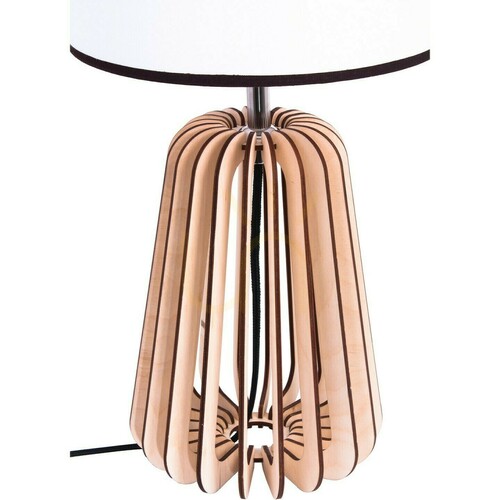 Verifica Lampă de masă Hellux Dolio E27 albă 51 cm 4210350