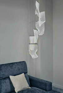 Lustră suspendată LED Max Light Silk P0371D crom 55 cm small 5