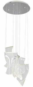 Lustră suspendată LED Max Light Silk P0371D crom 55 cm small 0
