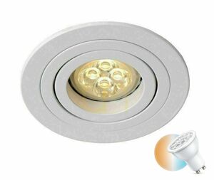 Ochelar de tavan Lucide TUBE alb LED GU10 CCT 9 cm 22954/01/31 small 0