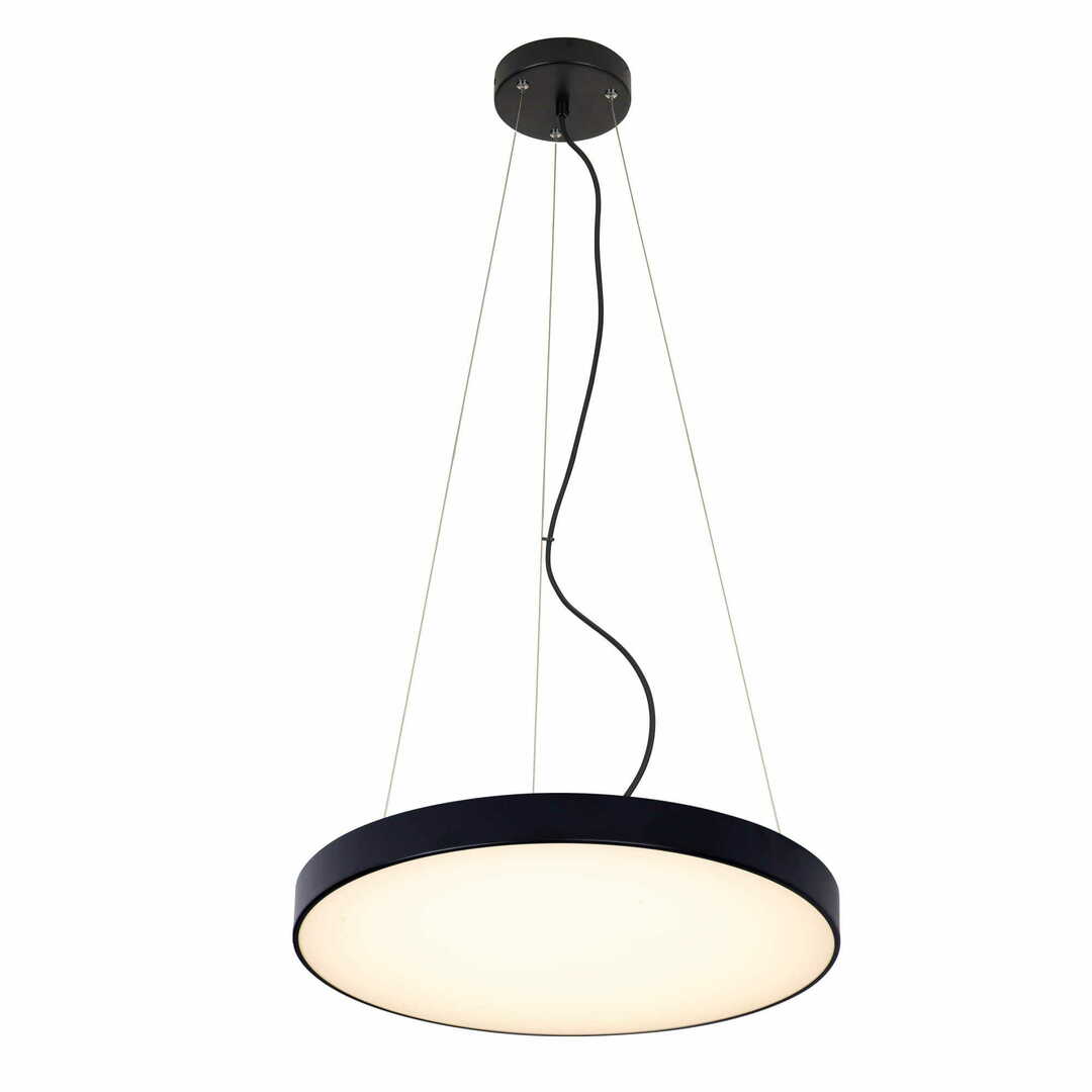 Verifica Lampa suspendata LED Max Light P0452 negru 48W 3000K 48 cm Lampa suspendata LED Max Light P0452 negru 48W 3000K 48 cm