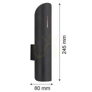 Aplica de perete ARGON AKRON negru 2xG9 SKU 1037 small 3