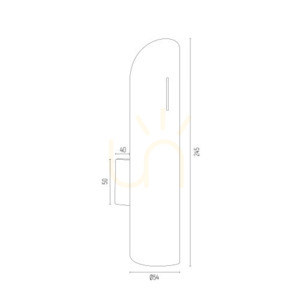Aplica de perete ARGON AKRON negru 2xG9 SKU 1037 small 4