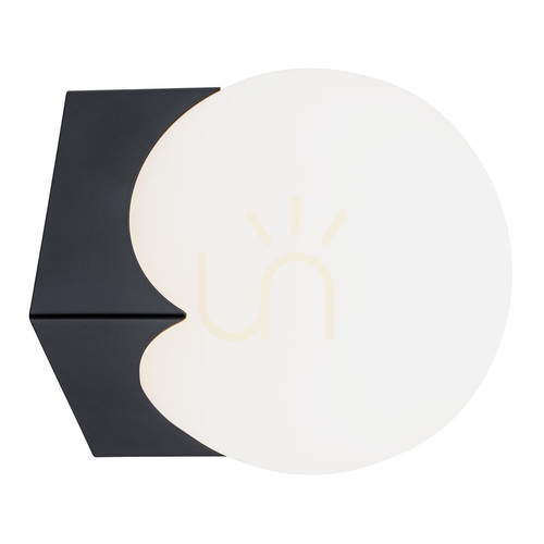 Verifica Aplica de perete ARGON Austin opal mat negru mat E14 SKU 4715