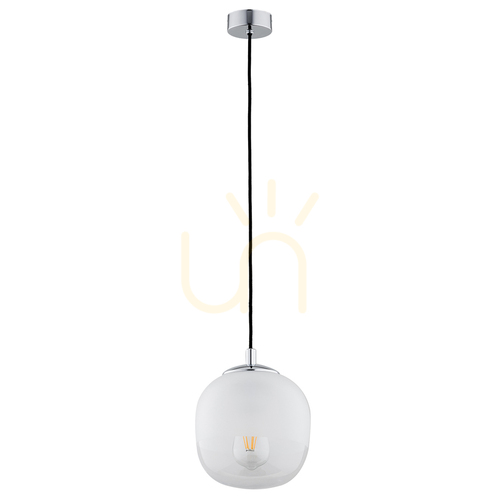 Verifica Pendul ARGON Baltimore alb opal mat transparent crom E27 SKU 4676