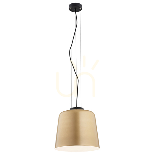 Verifica Lampă suspendată ARGON BERKLEY aurie albă negru sticlă E27 315 mm SKU 4690
