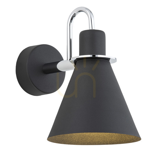 Verifica Lampa de perete ARGON Beverly neagră crom E27 SKU 4709