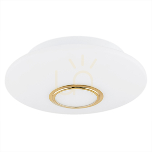 Plafoniera ARGON Chicago 2xE27 opal mat alamă 40 cm SKU 1030 small 1