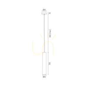 Lampa suspendata ARGON GOMERA PLUS neagra GU10 SKU 4756 small 8