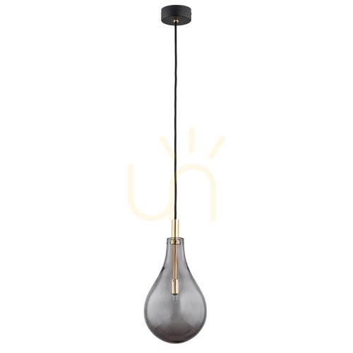 Verifica Lampă suspendată ARGON Oakland fumuriu, structură neagră, G9, SKU 4716