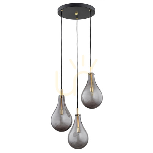 Verifica Lampă suspendată ARGON Oakland, fumurie, neagră, 3xG9, 400 mm, SKU 6105