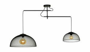 Lampă suspendată Max Light Concept P0455 neagră 2xE27 170 cm small 0